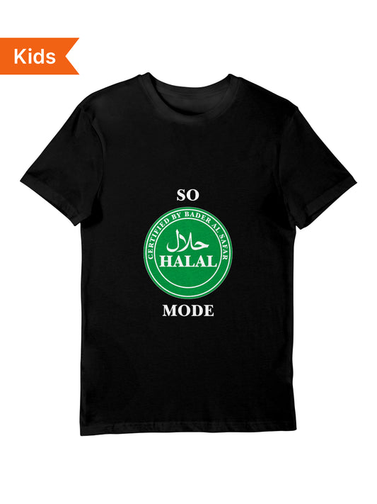So Halal Mode Logo Tee - Kids - Black