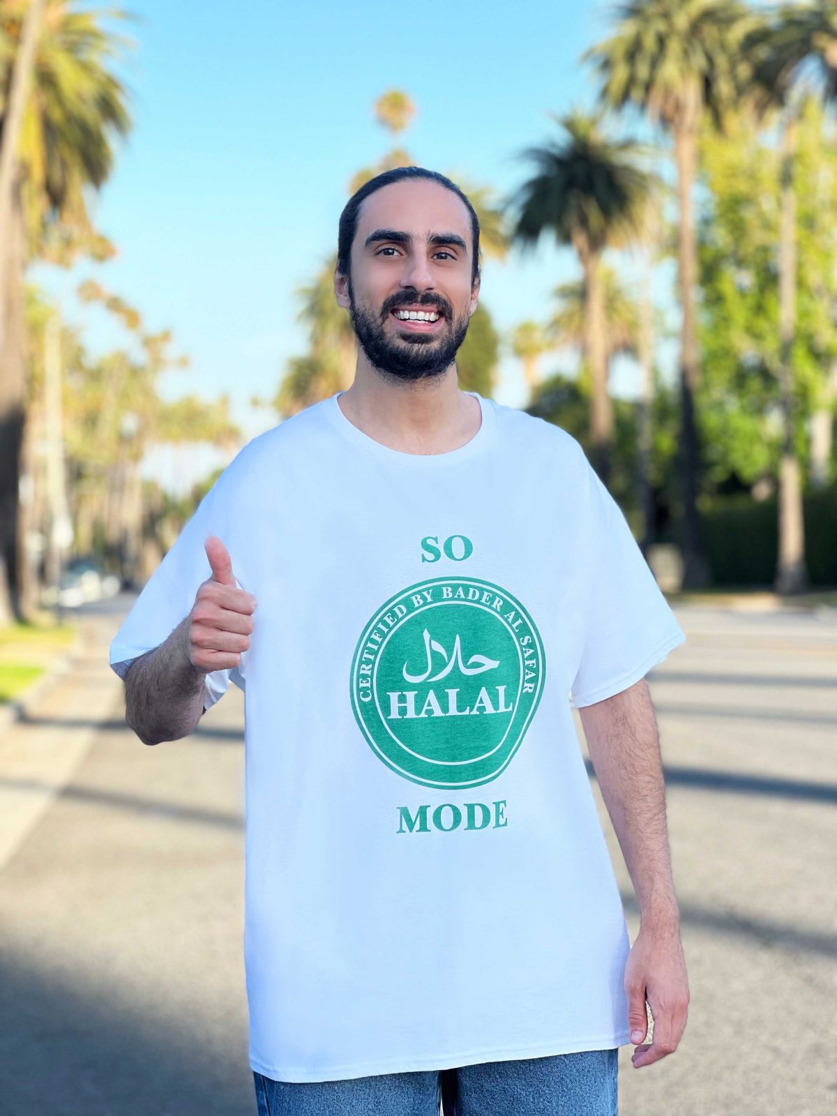 So Halal Mode Logo Tee - White