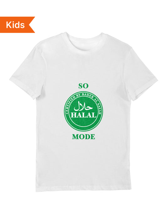 So Halal Mode Logo Tee - Kids - White