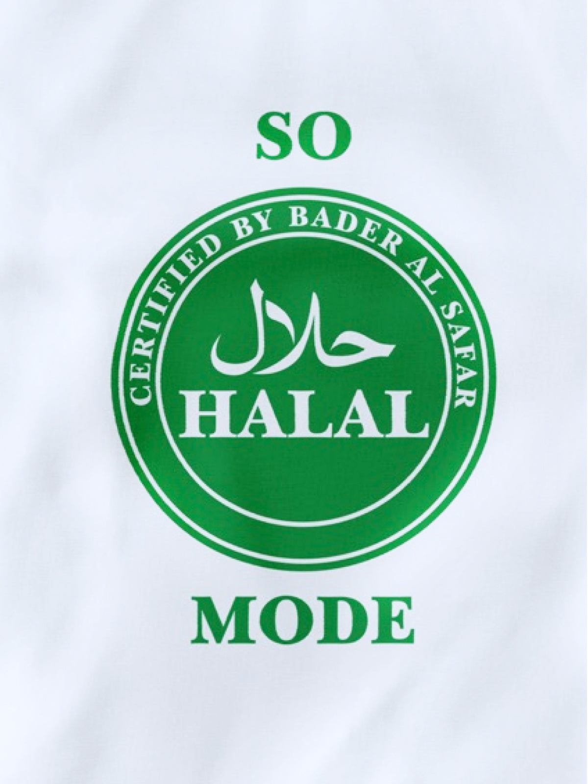 So Halal Mode Logo Tee - White